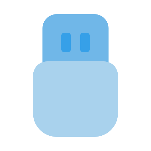 flash drive Generic Blue icon