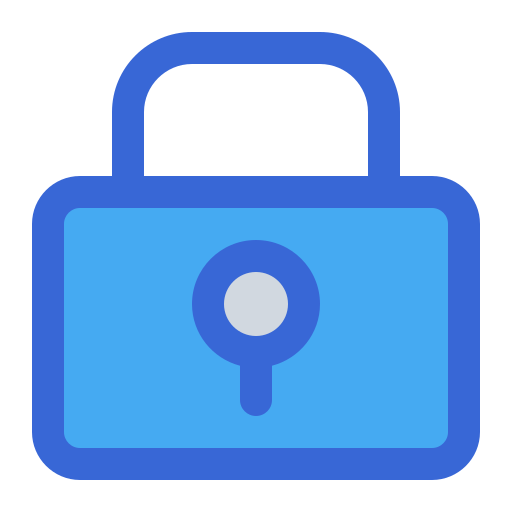 자물쇠 Generic Blue icon