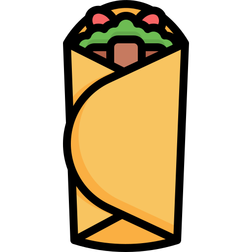 shawarma Generic Outline Color ikona