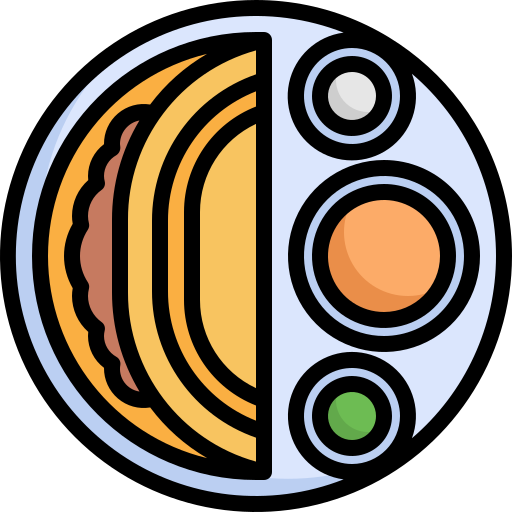 マサラドーサ Generic Outline Color icon