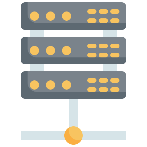 Серверы Generic Flat иконка