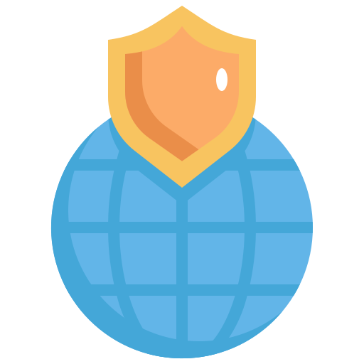 globale sicherheit Generic Flat icon