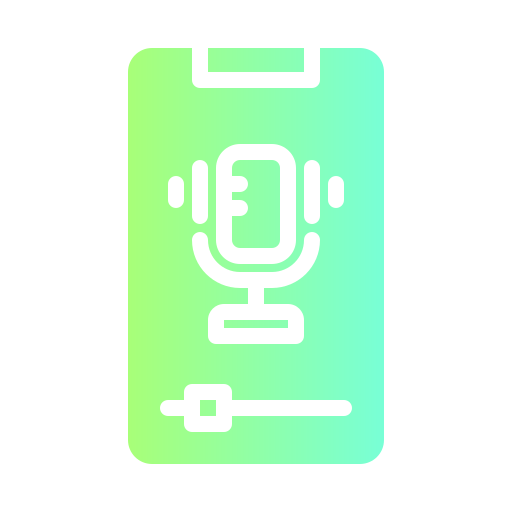 Podcast Generic Flat Gradient icon