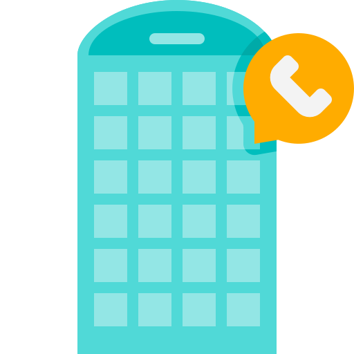 telefooncel Generic Flat icoon