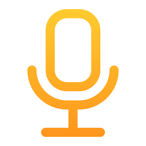 Microphone Generic Gradient icon