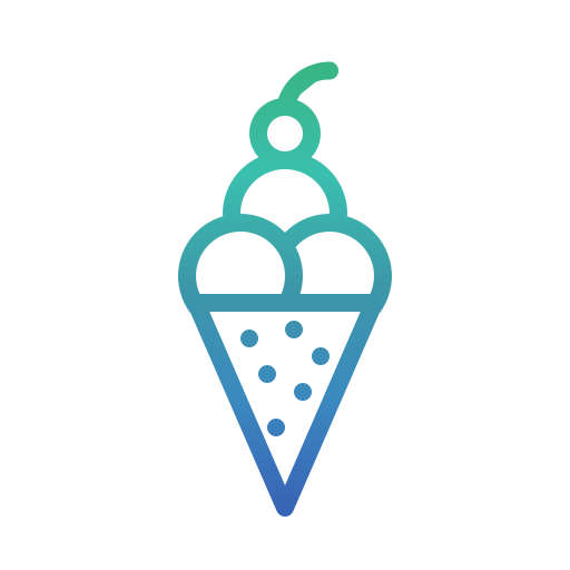 cucurucho de helado Generic Gradient icono