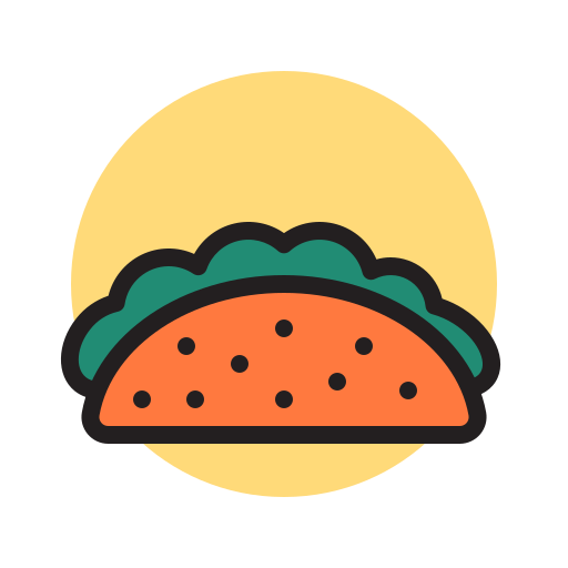 tacos Generic Outline Color icona