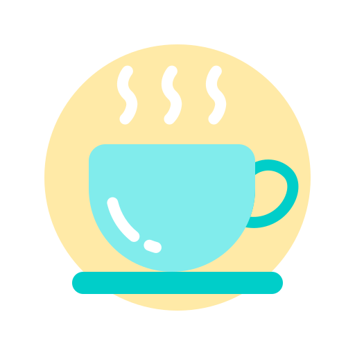 뜨거운 커피 Generic Flat icon
