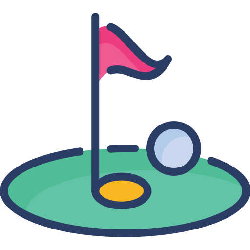 골프 코스 Generic Outline Color icon