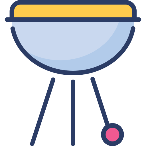 bbq-grill Generic Outline Color icoon