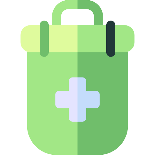 First aid kit Basic Rounded Flat icon