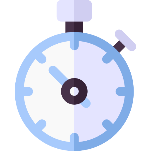 cronómetro Basic Rounded Flat icono