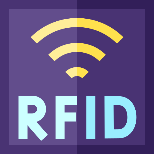 rfid Basic Straight Flat icon