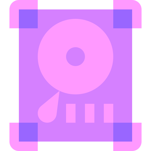 festplatte Basic Sheer Flat icon