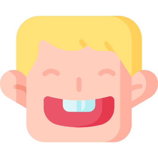 Smiling face Special Flat icon