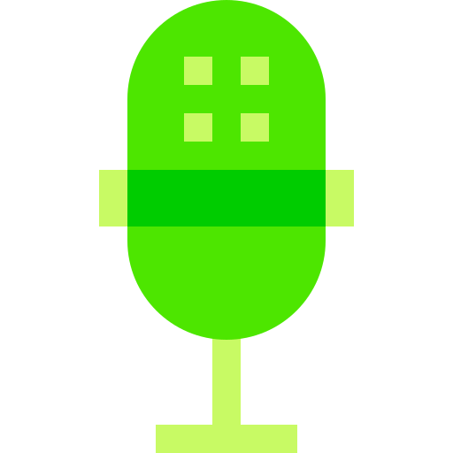 マイクロフォン Basic Sheer Flat icon