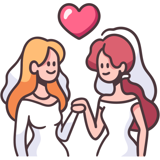 Married MaxIcons Lineal color icon