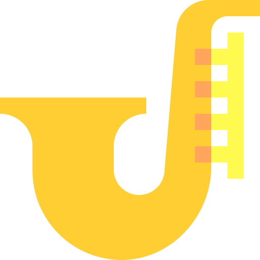 saxofoon Basic Sheer Flat icoon