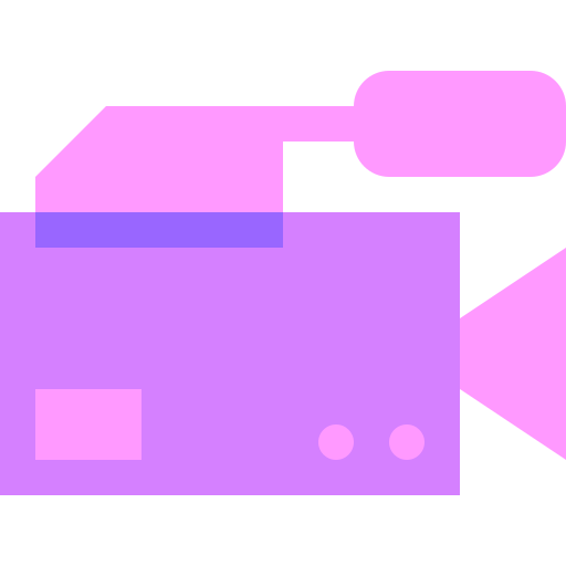 camara de video Basic Sheer Flat icono
