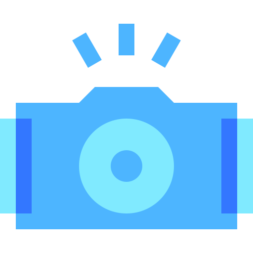 caméra Basic Sheer Flat Icône