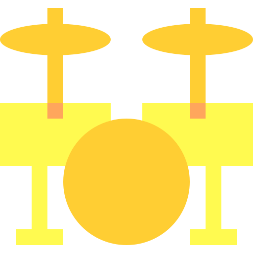 Drum set Basic Sheer Flat icon