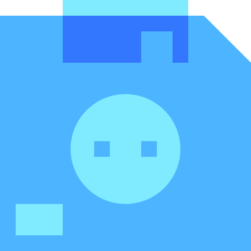フロッピーディスク Basic Sheer Flat icon