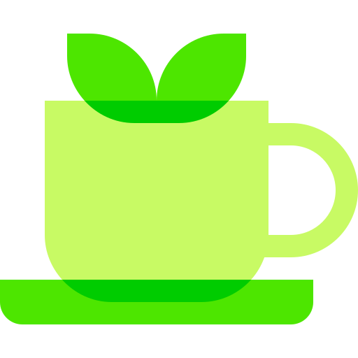 taza de té Basic Sheer Flat icono