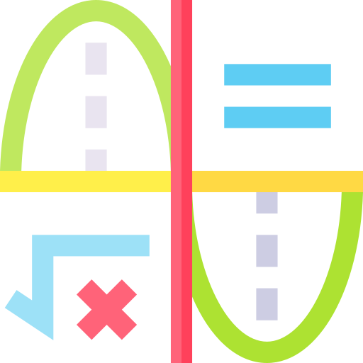 그래프 Basic Straight Flat icon