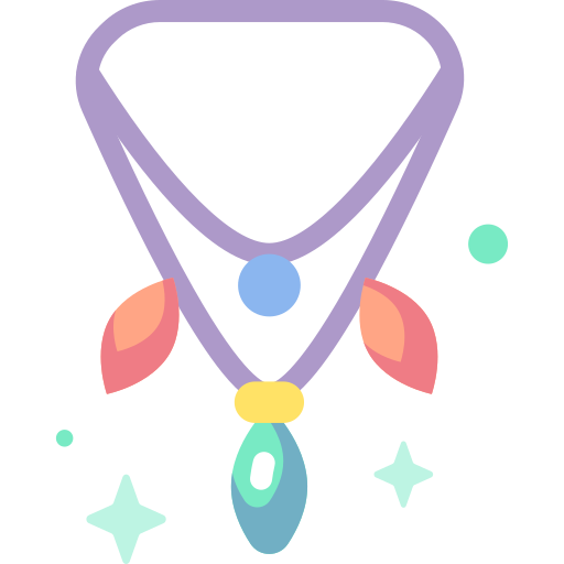 Necklace Special Candy Flat icon