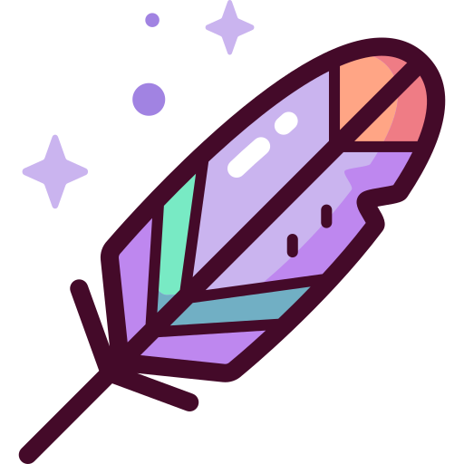 Feather Special Candy Lineal color icon
