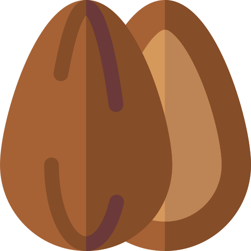 almendra Basic Rounded Flat icono