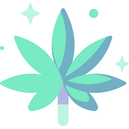 cannabis Special Candy Flat icon