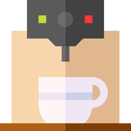 macchina per il caffè Basic Straight Flat icona