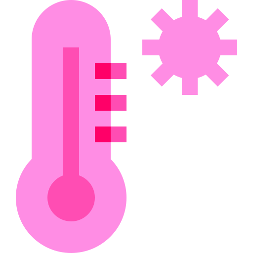 thermometer Basic Sheer Flat icoon