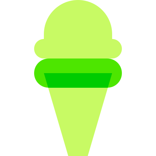 アイスクリーム Basic Sheer Flat icon
