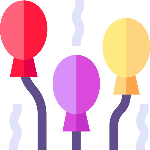 ballons Basic Straight Flat icon