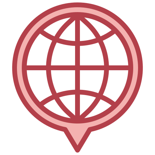 mappa del mondo Surang Red icona
