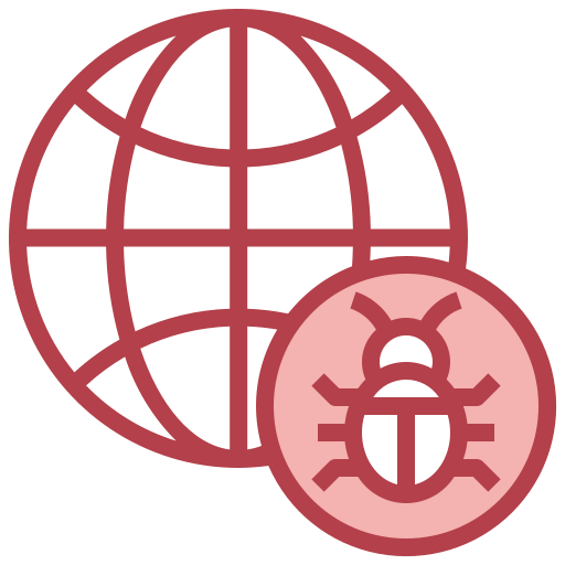 World grid Surang Red icon