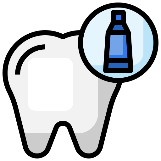 Tooth paste Surang Lineal Color icon