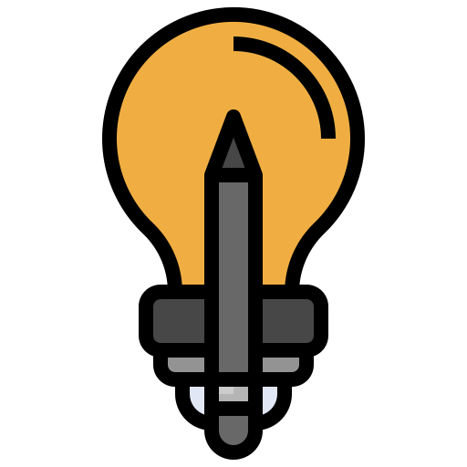 Lightbulb Surang Lineal Color icon