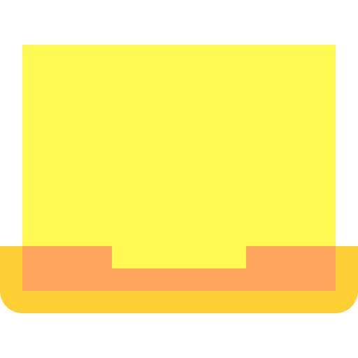 computadora portátil Basic Sheer Flat icono