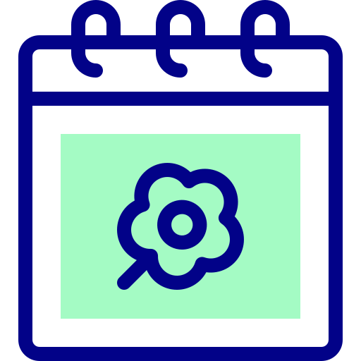 Spring Detailed Mixed Lineal color icon