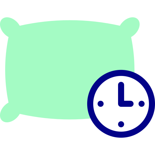 寝る Detailed Mixed Lineal color icon
