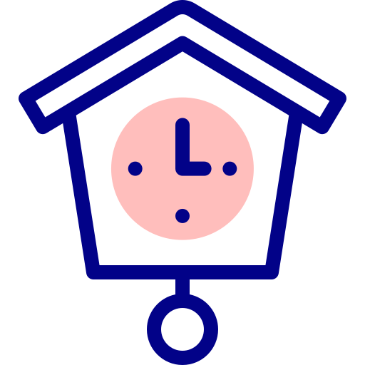 Cuckoo clock Detailed Mixed Lineal color icon
