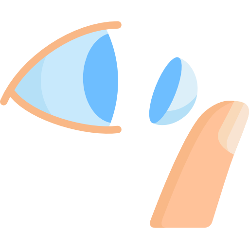 Contact lens Special Flat icon