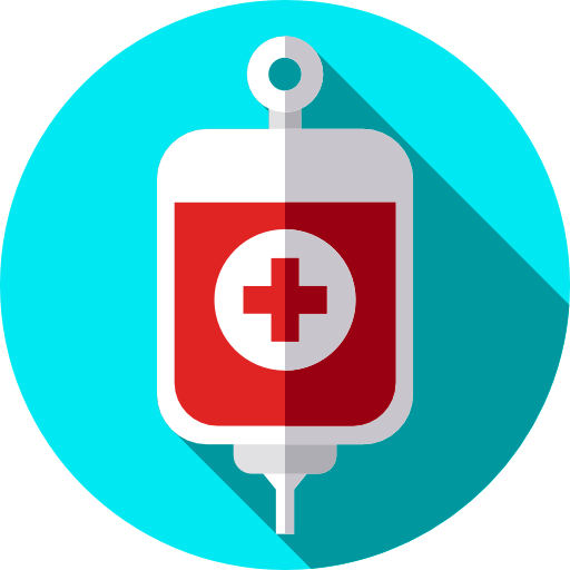 transfusie Flat Circular Flat icoon