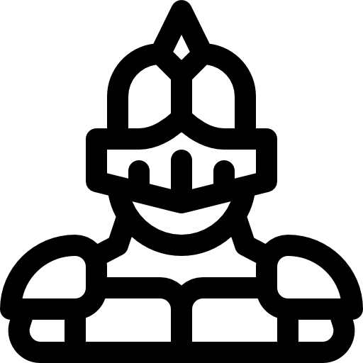 caballero Basic Rounded Lineal icono