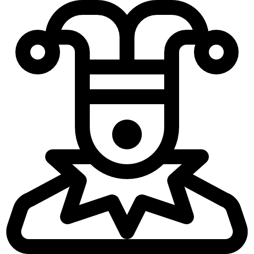 bufón Basic Rounded Lineal icono