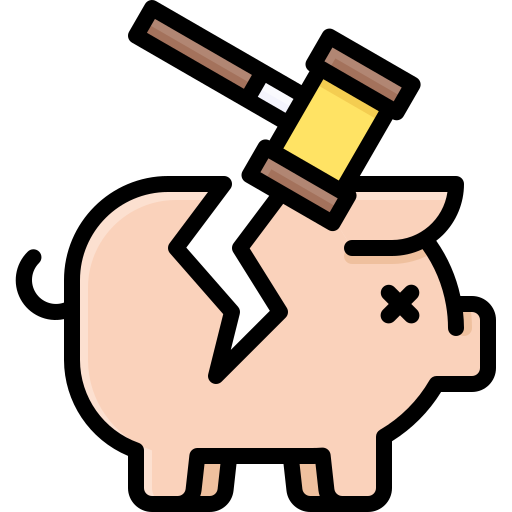 Piggy bank Generic Outline Color icon