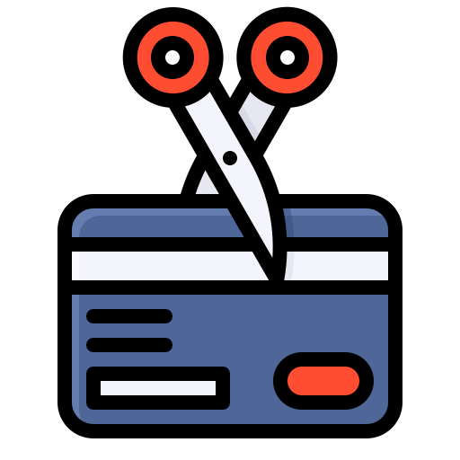 Cut card Generic Outline Color icon